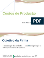 Aula 7 - Custos de Producao