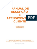 Manual de Recepção