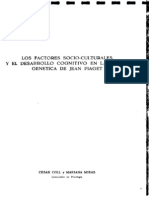 Factores Socioculturales en La Teoria de Piaget