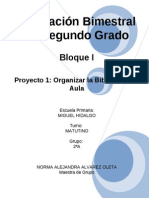 2do Grado - Bloque I - Proyecto 1
