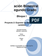 2do Grado - Bloque I - Proyecto 2