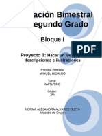 2do Grado - Bloque I - Proyecto 3