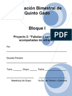 5to Grado - Bloque 1 - Proyecto 2