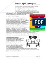 Comunicación Digital y Analógica