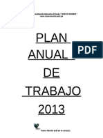 Plan Anual de Trabajo