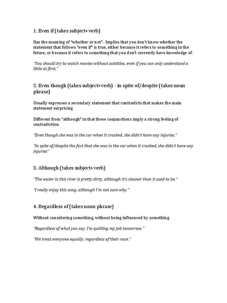 Cpe Linking Phrases 2 | PDF