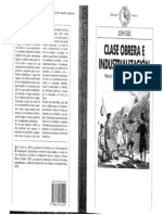 24275310 Rule John Clase Obrera e Industrializacion Historia Social de La Revolucion Industrial Britanica 1986