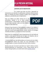 5 hábitos más perjudiciales para la Hipertensión