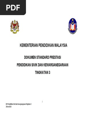 Dsp Pendidikan Sivik Dan Kewarganegaraan Ting 3 Pdf