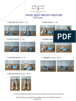 Core Training Body Weight Routine Light