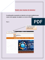 Tutorial Insertar Pagina en Moodle