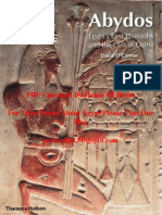 Abydos Egypt s First Pharaohs the Cult of Osiris by House of Books