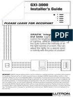 GX1 3000 Lutron Dimming