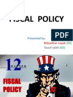 Fiscal Policy: Presented by