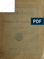 Baudelaire Et La religion du dandysme