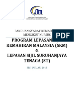 Panduan Syarat Kemasukan Mengikut Kursus-Lepasan SKM&ST