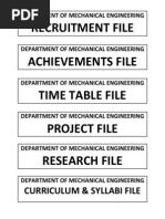 Recruitment File Achievements File Time Table File Project File Research File