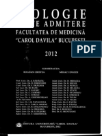 Teste Admitere Carol Davila 2012