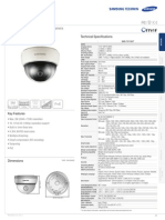 3megapixel Full HD Network Dome Camera: Technical Specifications