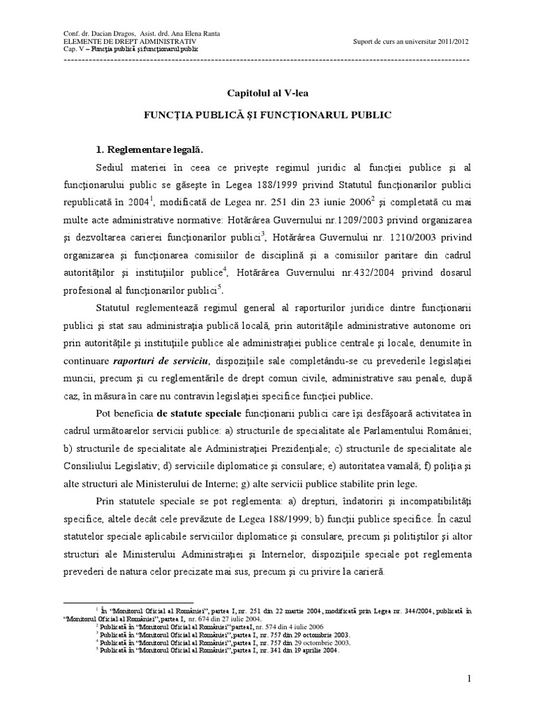 Functia Publica | PDF