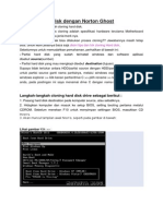 Cloning Hard Disk Dengan Norton Ghost
