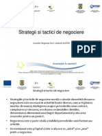 Strategii și tactici de negociere