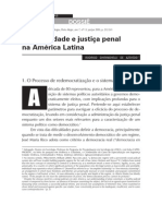 Criminalidade e justiça penal na América Latina - Rodrigo