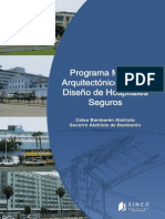 PROGRAMA MÉDICO ARQUITECTÓNICO DISEÑO DE HOSPITALES SEGUROS