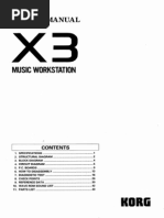 Download Korg X3 - Service Manual by Alfredo DAgostino SN216498609 doc pdf