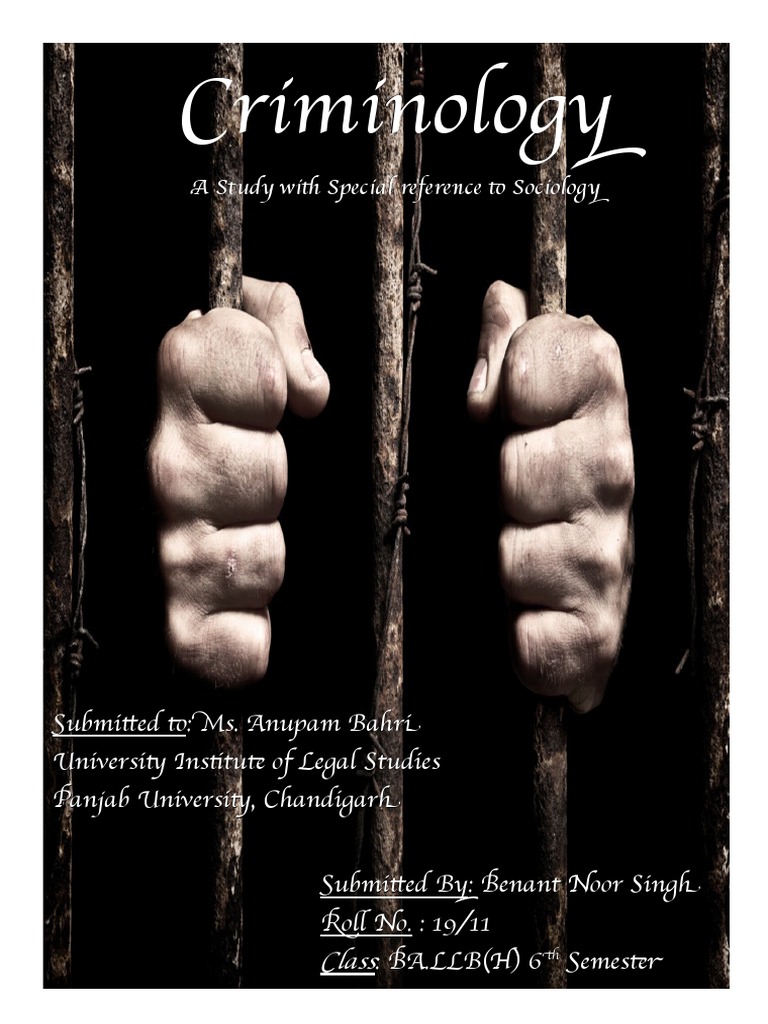 Relationship between Criminology and Sociology Criminology Crimes