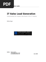 It Sales Lead Generation