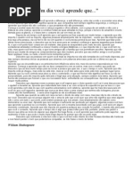 Um dia você aprende que