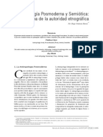 Cadenas - Antropologia Posmoderna y Semiotica-Libre