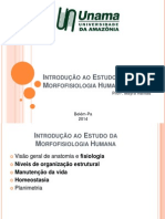 Aula 1 - Introdução Ao Estudo Da Morfofisiologia Humana