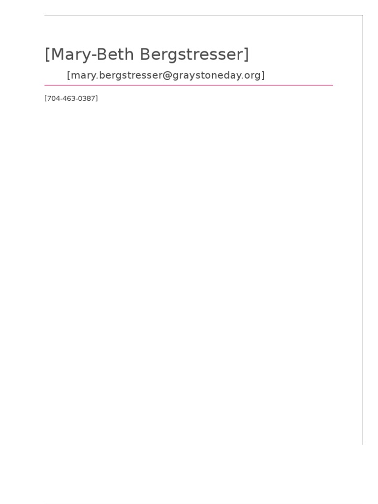 Mary's Resume | PDF