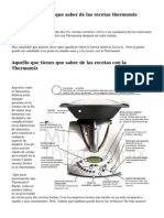 Todo lo que tienes que saber de las recetas thermomix aperitivos