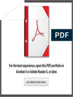 For The Best Experience, Open This PDF Portfolio in Acrobat X or Adobe Reader X, or Later