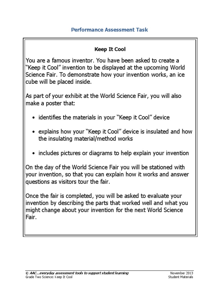Keep A Cube Rubric | PDF