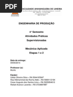 ATPS Mecânica Aplicada Etapa 1 e 2