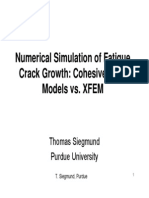 Cohesive Zone Models vs. XFEM