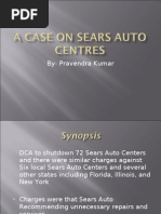 Ethics in Sear auto-car