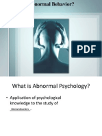 Chapter 1 - Abnormal Psychology