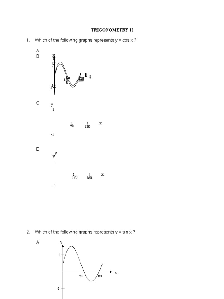 Set 6 Trigonometry II | PDF