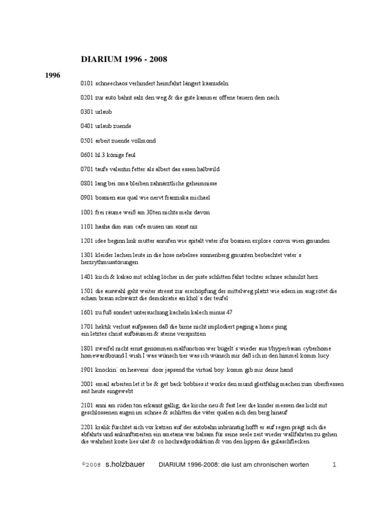Diarium1996 2008