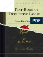 A Text Book of Deductive Logic