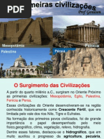 A primeiras Civilizações