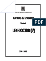 Manual Lex-Doctor 7