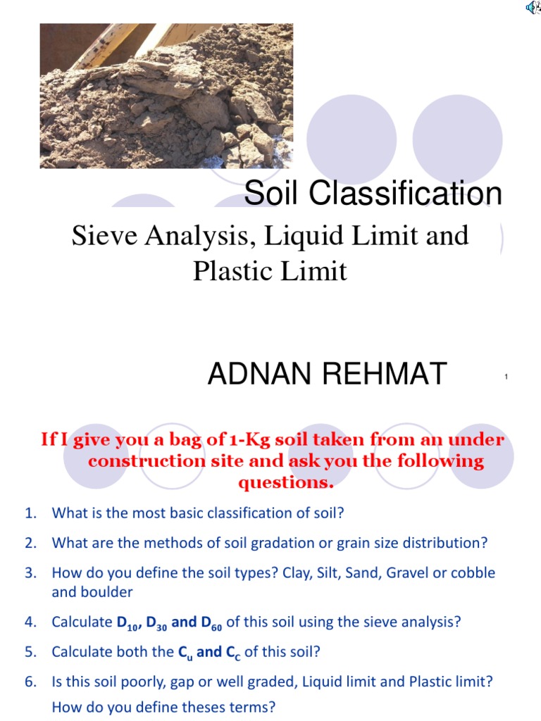Soil Tests and Properties | PDF | Soil Science | Sedimentology