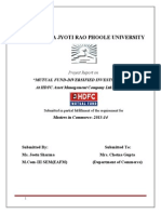 Mahatnma Jyoti Rao Phoole University: Project Report On