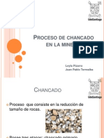 Proceso de Chancado en La Minería